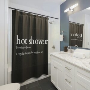 Hot Shower Funny Shower Curtain, Funny Shower Curtain, Naked Shower Curtain, Modern Shower Curtain, Valentine Gift