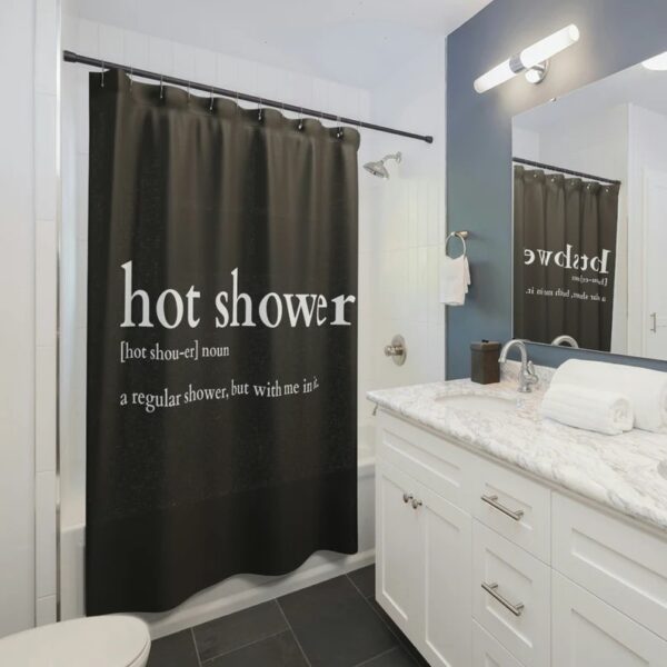 Hot Shower Funny Shower Curtain, Funny Shower Curtain, Naked Shower Curtain, Modern Shower Curtain, Valentine Gift