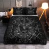 Jrmungandr Quilt Bed Set, Viking Quilt Bedding Set Throw, Twin, Queen, King Size, Viking Quilt Bedding Set Blanket, Viking Quilt For Bedroom, Gifts for Viking Lover