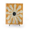Modern Flower Print Shower Curtain, Bathroom Decor and Design, Gift Idea, Shower Design, House Warming Gift