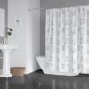 Naked Women Shower Curtain, Black and White Bath Curtain featuring Nude Line Drawings, Modern Feminine Bathroom Decor