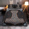 Quilt Bed Set – Viking Hammer – Viking Quilt Bedding Set Throw, Twin, Queen, King Size, Viking Quilt Bedding Set Blanket, Viking Quilt For Bedroom, Gifts for Viking Lover