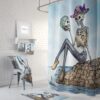 Shower Curtain, Sugar Skull, Skull Day Of The Dead, Bath Mat, Towels, Skeletons, Lets Talk It Over