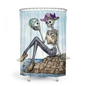 Shower Curtain, Sugar Skull, Skull Day Of The Dead, Bath Mat, Towels, Skeletons, Lets Talk It Over