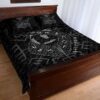 Viking Quilt Bed Set – Jörmungandr Dragon Personalized Quilt Bedding Set , Viking Quilt Bedding Set Blanket, Viking Quilt For Bedroom, Gifts for Viking Lover