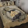 Viking Quilt Raven Valknut Tree of Life Rune Circle Bedding Set, Viking Quilt Bedding Set Blanket, Viking Quilt For Bedroom, Gifts for Viking Lover